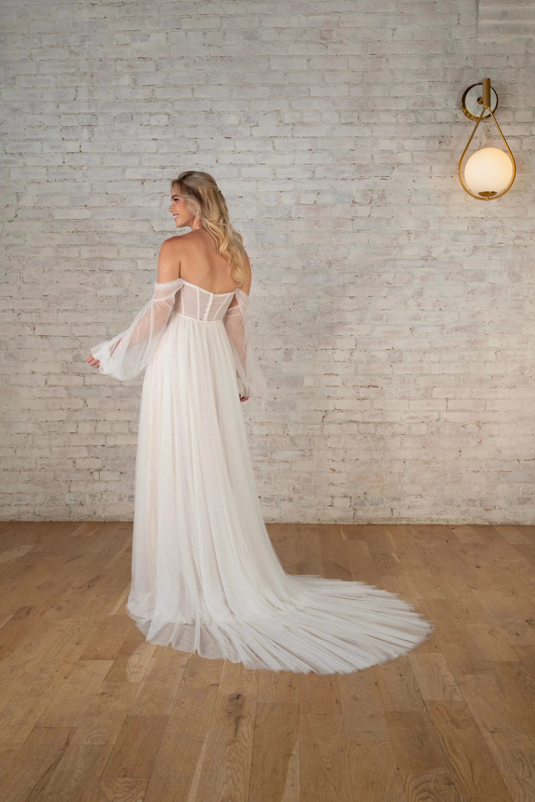 Robe Bohème de Mariage en Tulle