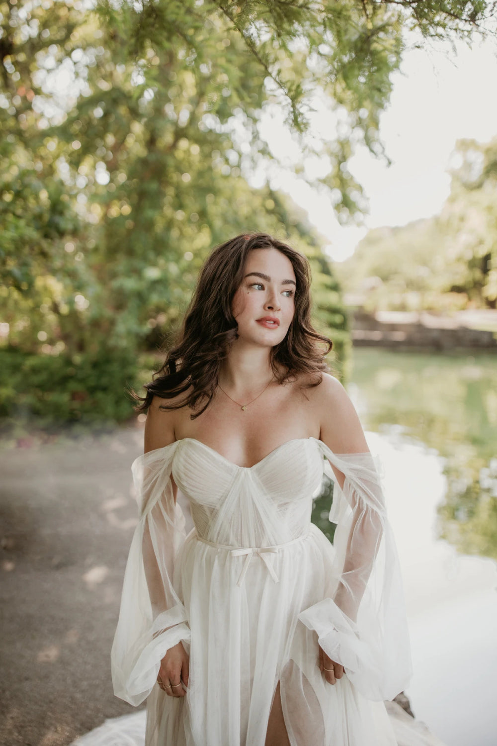 Robe Bohème de Mariage en Tulle