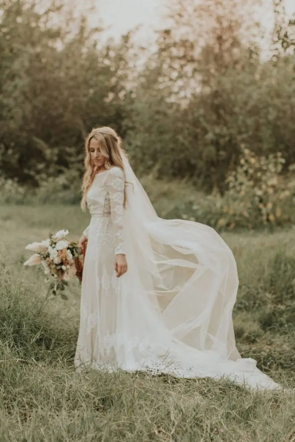 Robe Dentelle Bohème Mariage