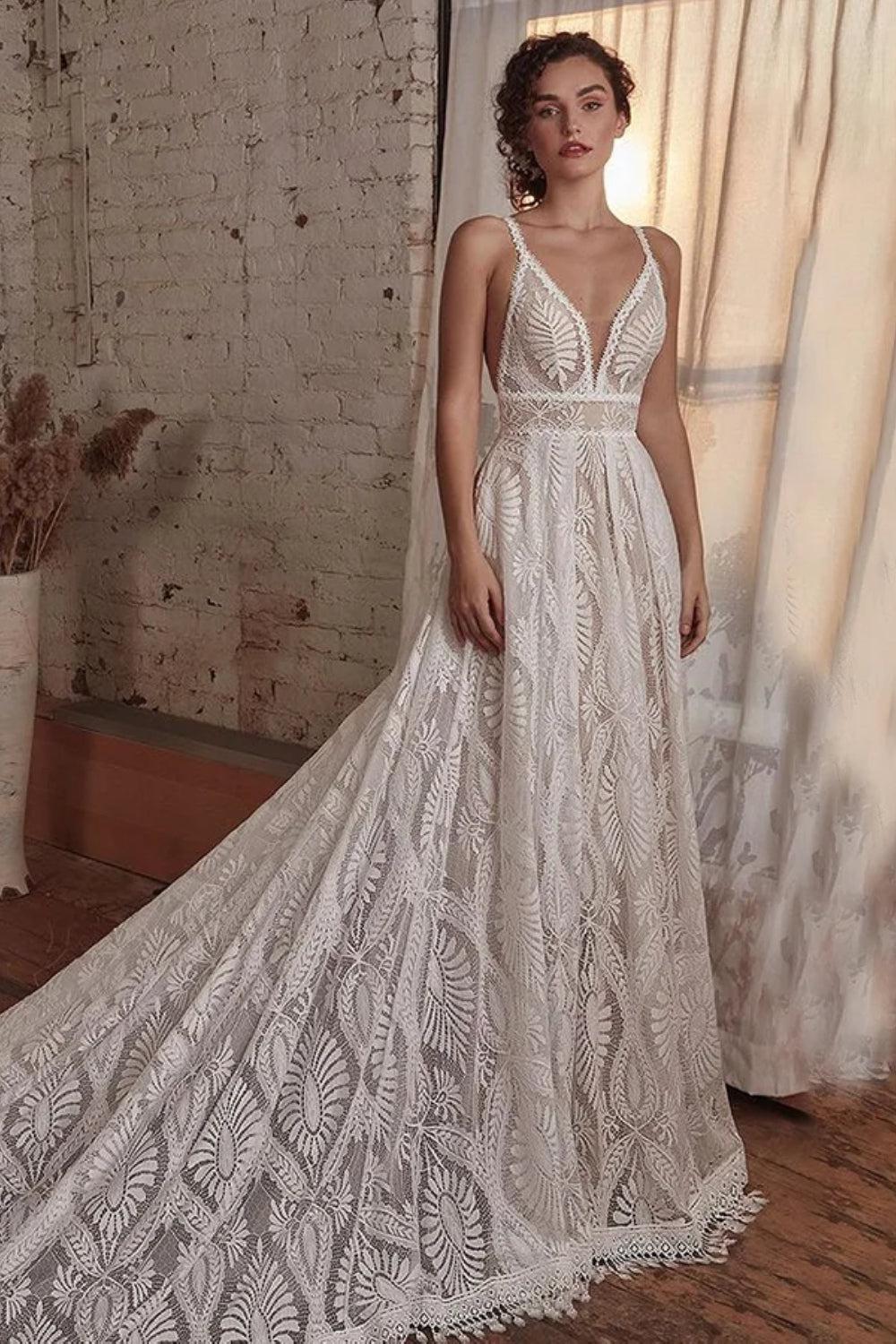 Robe de Mariée Bohème Champêtre