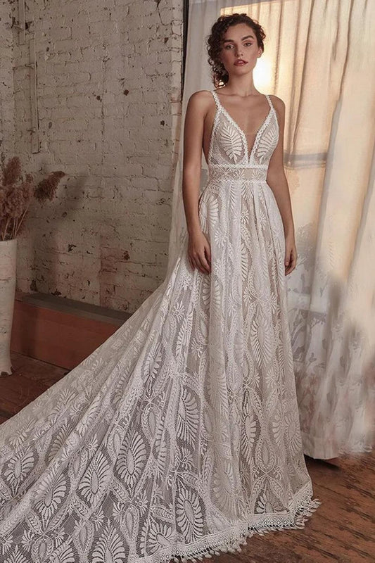 Robe de Mariée Bohème Champêtre