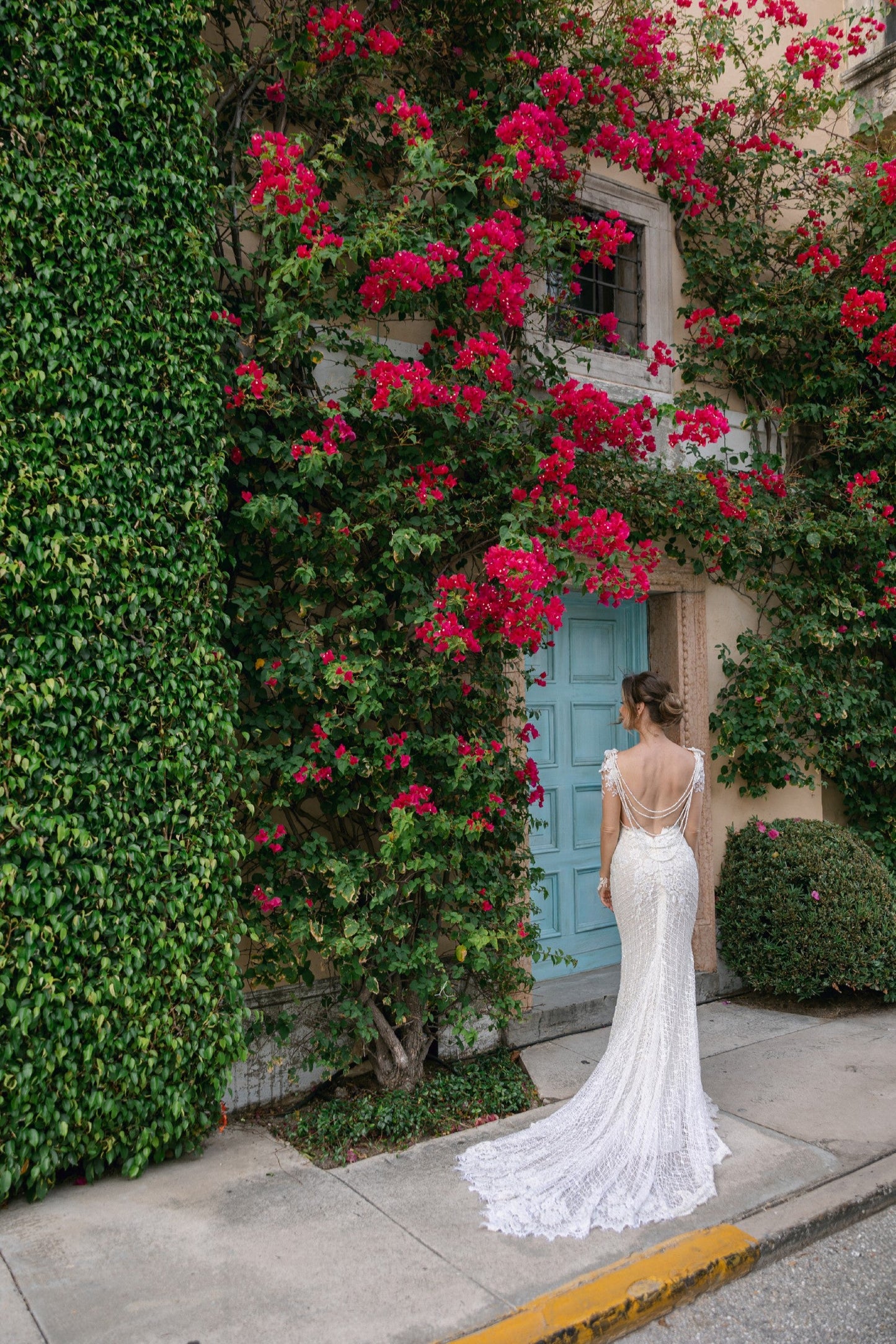 Robe de Mariée Bohème Dentelle Dos Nu