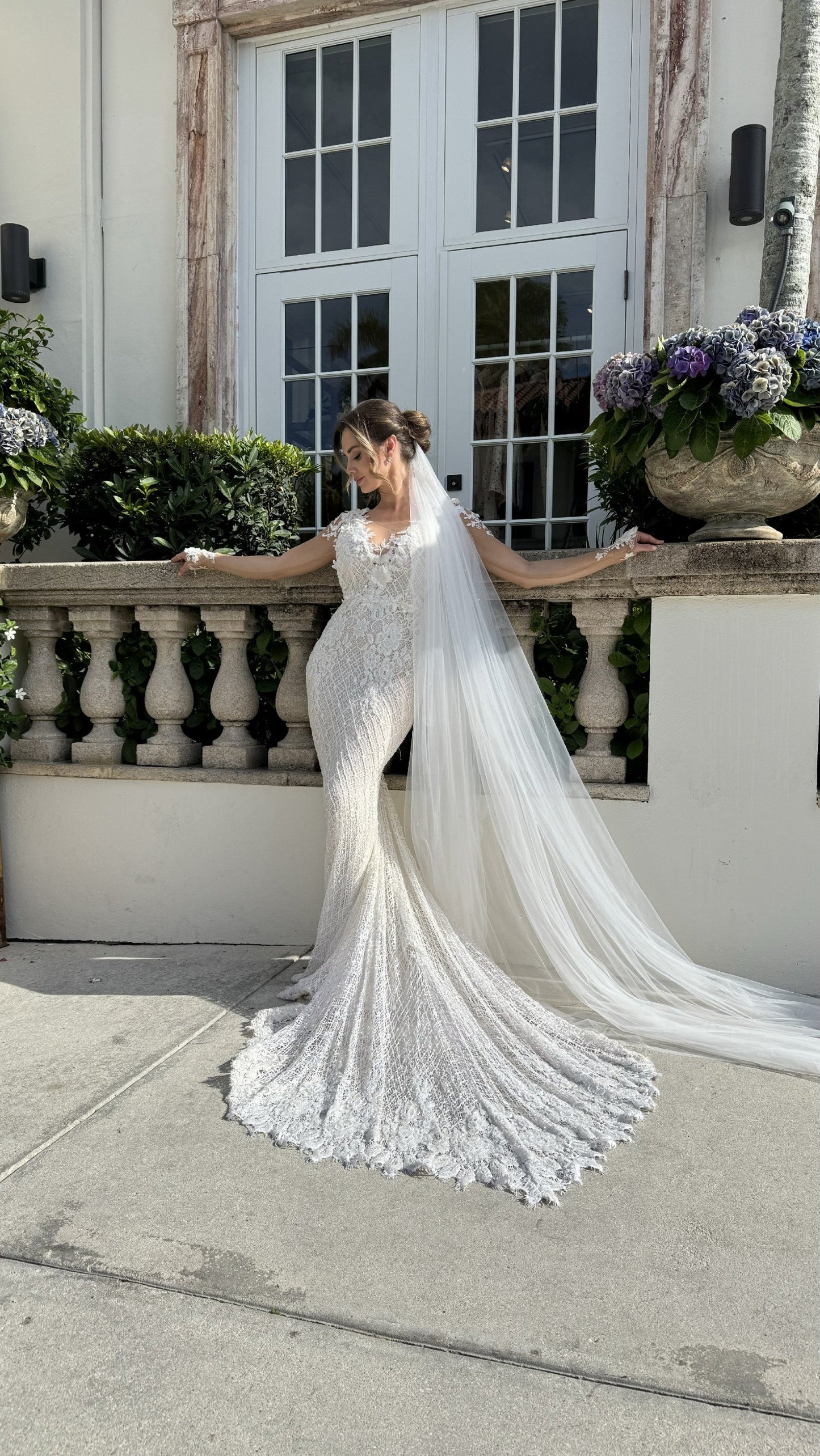 Robe de Mariée Bohème Dentelle Dos Nu