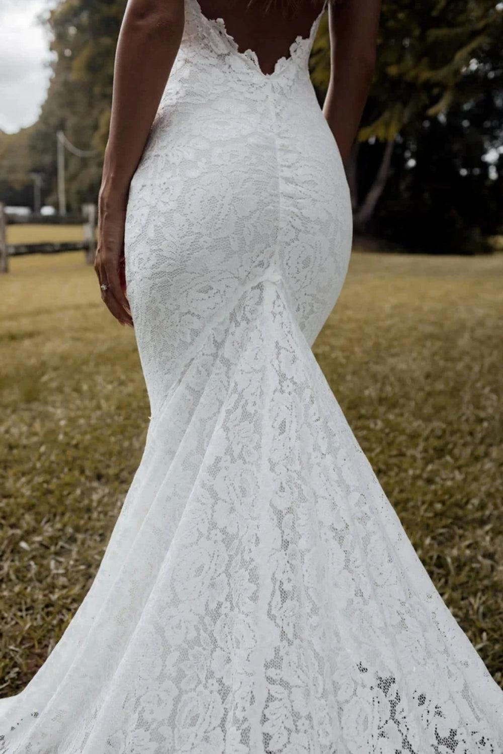 Robe de Mariée Fleurie Dentelle