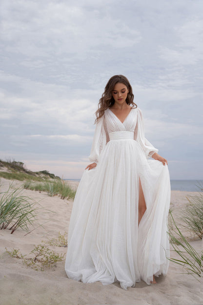 Robe de Mariée Grande Taille Bohème