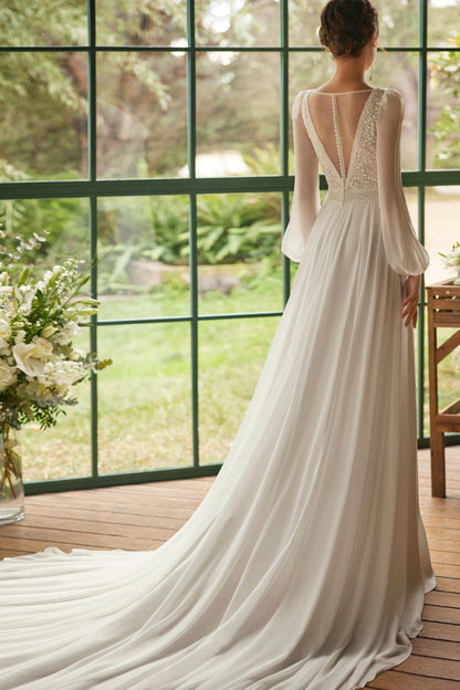 Robe de Mariée Longue