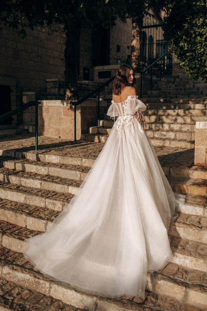 Robe de Mariée Princesse Champêtre